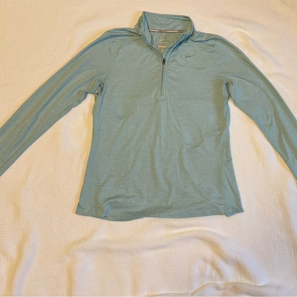 Nike Dri-Fit Light Blue Long Sleeve Pullover